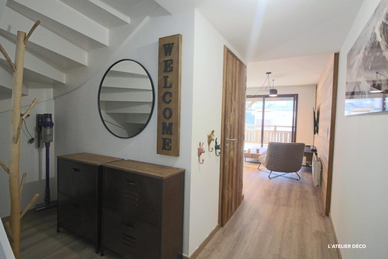 Magnifique T5 Duplex De Grand Standing 120M2 Neuf Classe 4 Etoiles Pour 8 Personnes En Plein Centre De Saint-Lary-Soulan Kültér fotó