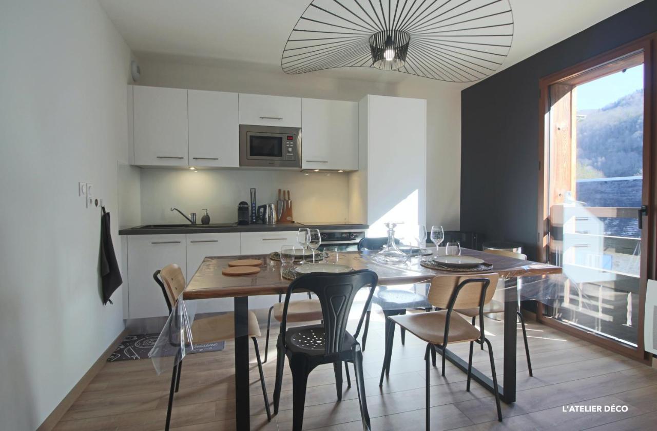 Magnifique T5 Duplex De Grand Standing 120M2 Neuf Classe 4 Etoiles Pour 8 Personnes En Plein Centre De Saint-Lary-Soulan Kültér fotó