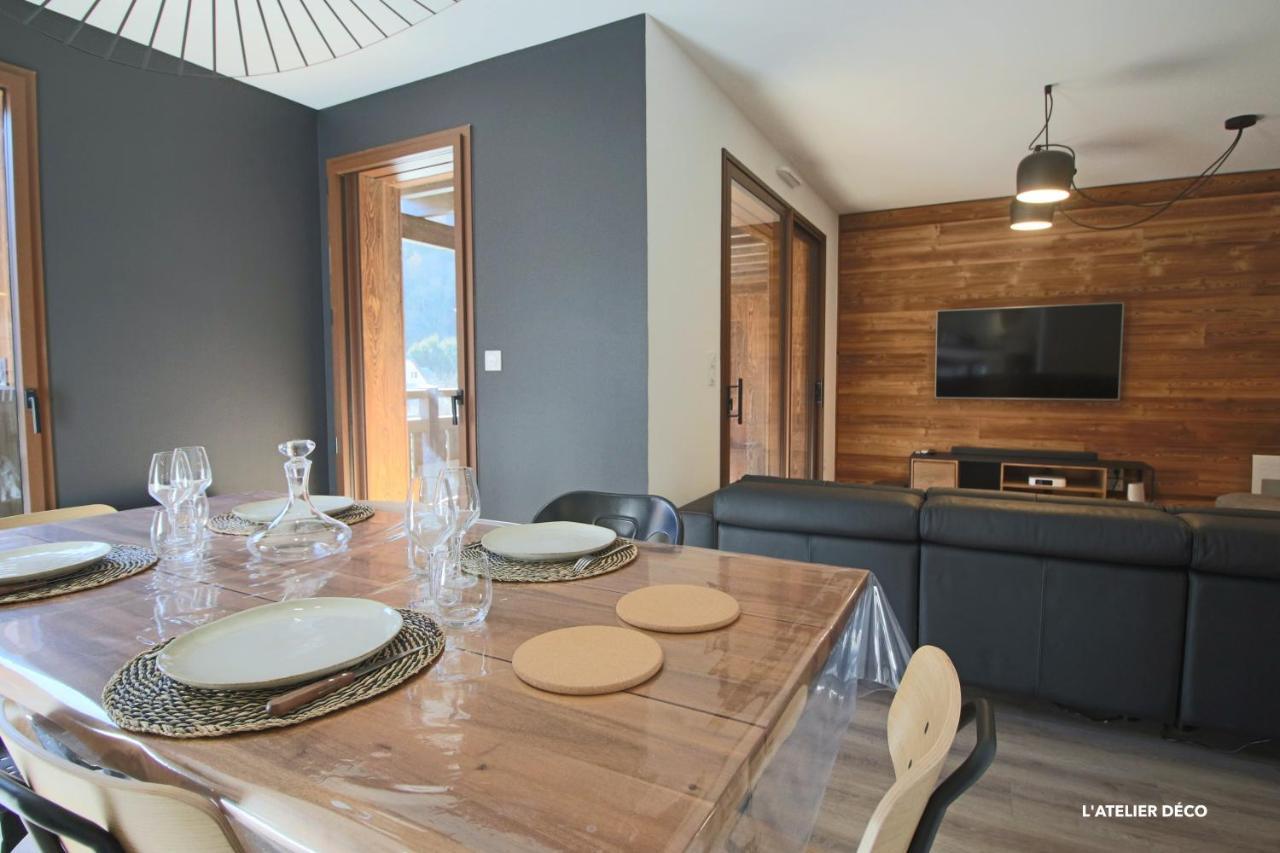 Magnifique T5 Duplex De Grand Standing 120M2 Neuf Classe 4 Etoiles Pour 8 Personnes En Plein Centre De Saint-Lary-Soulan Kültér fotó