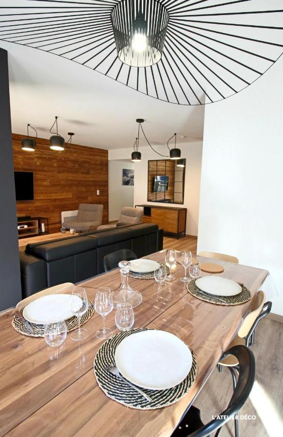 Magnifique T5 Duplex De Grand Standing 120M2 Neuf Classe 4 Etoiles Pour 8 Personnes En Plein Centre De Saint-Lary-Soulan Kültér fotó